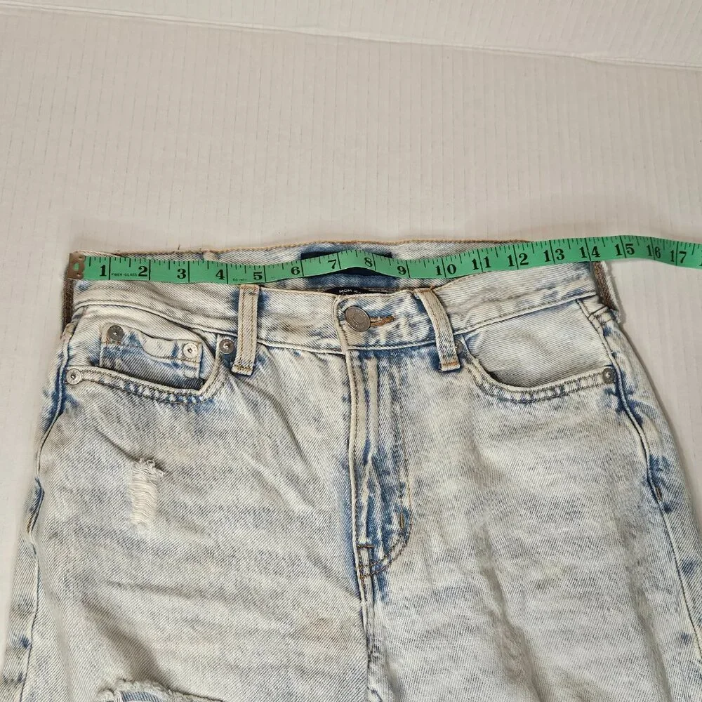 Aeropostale Jeans, whitewashed distressed denim, Size O - Picture 10 of 10